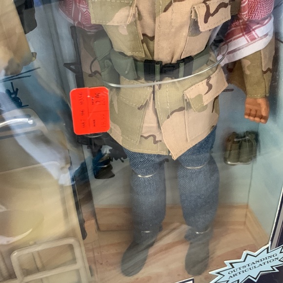 ATV Vehicle & Soldier of The World Army Man Fighter Doll SOTW 2003 new vintage - Picture 9 of 12